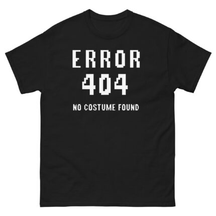 Error 404 - No Costume Detected - Easy Costume